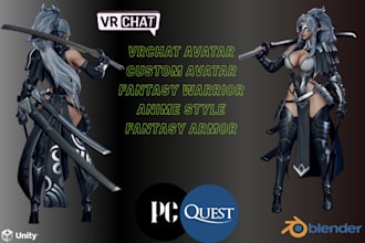 create custom vrchat avatars and vtuber models