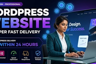design or redesign wordpress website, landing page expert