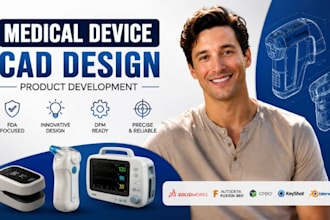 medical device design, medical cad modeling, healthcare product development