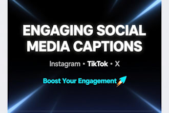 write engaging social media captions