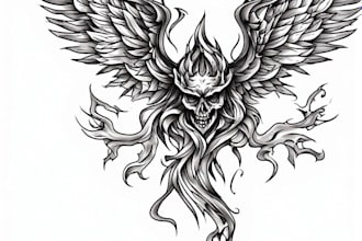 design professional tattoo and custom tattoo