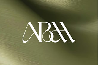 create a clean logo and visual identity