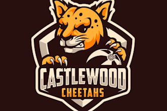 design cheetah mascot logo design with 1 day delivery