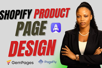 build a high converting shopify product page using pagefly gempages or pagepilot