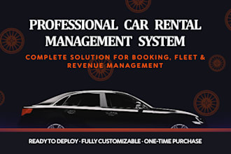 provide a complete car rental management system for booking and fleet management