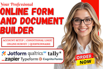 do typeform tally jotform qualtrics cognito form zapier automation integration