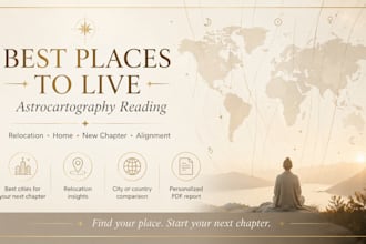 create your astrocartography map reading