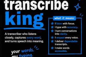 transcribe your audio or video