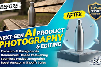 do ai product photography and ecommerce photo edit