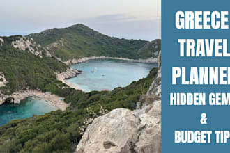 create custom travel itinerary to greece