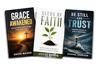 design christian book cover design religious and spiritual self help ebook KDP