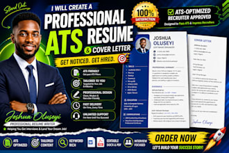 create a professional ats resume and cover letter