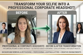 generate professional ai  headshots for linkedin and resume