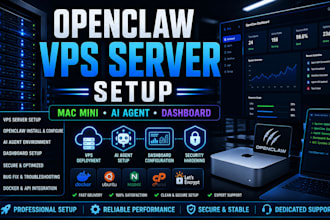 setup fix configure vps server mac mini openclaw  agent dashboard developer