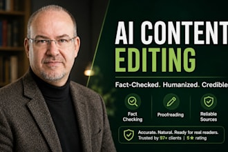 fact check, edit, and humanize your ai content