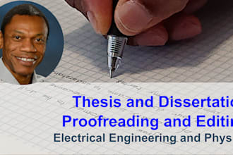 edit and proofread your phd thesis in ee and physics
