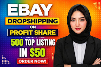 do ebay dropshipping on profit share