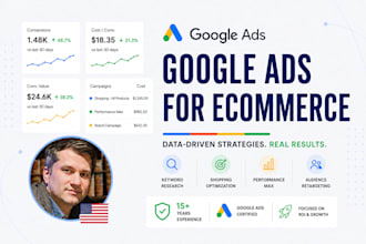 setup and optimize google shopping or pmax campaigns for your ecommerce business