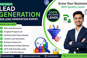 provide b2b leads and verified emails
