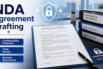 draft nda agreements to protect trade secrets and confidential information
