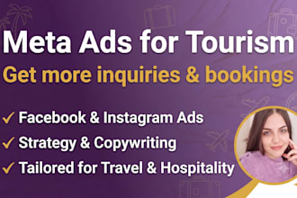 create facebook and instagram ads for your tourism business