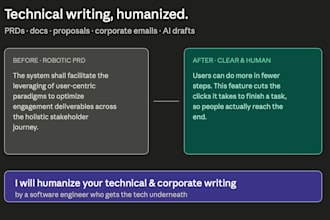humanize your corporate and technical documents