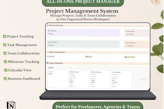 build a custom notion project management system