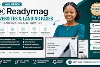 readymag website landing page emargent sh readdy ai automation ready integration