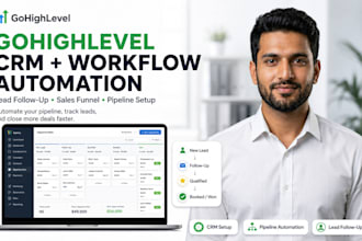 setup gohighlevel crm automation workflow lead follow up ghl sales funnel