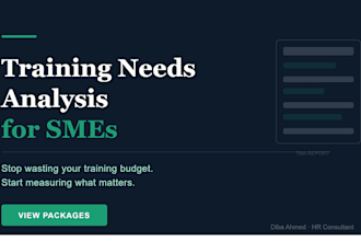 conduct a professional tna to identify and close employee skill gaps