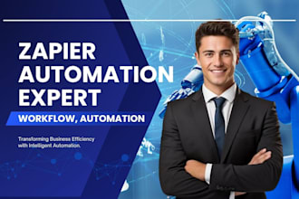 setup zapier automation, build workflows integrations, API and ai workflows