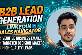 b2b lead generation using linkedin sales navigator