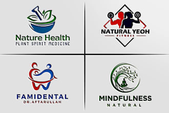 do professional health, fitness and medical logo design
