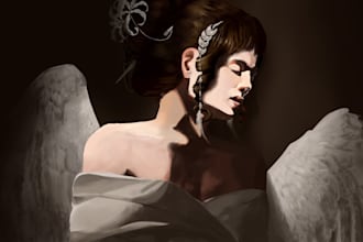 draw people, animal or fan art sfw