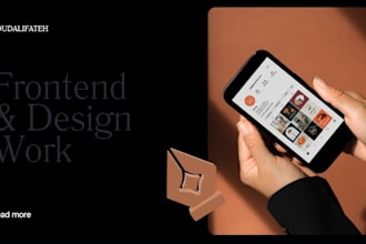 design and build a clean responsive custom web application