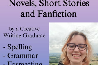 proofread your novel or fanfiction