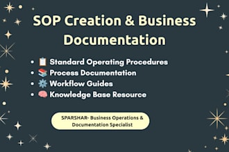 create professional sops and business documentation