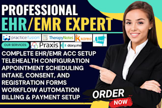 setup practice fusion noterro therapynotes ehr kareo praxis doxy me jane app emr