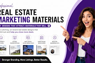 design professional real estate marketing materials