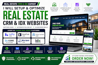 setup lofty CRM boldtrail follow up boss kvcore wise agent idx website kv core