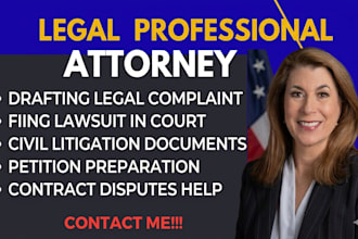 draft a legal complaint to file your lawsuit in court
