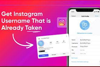 find you an inactive usernames and assist with securely recovery, claim username