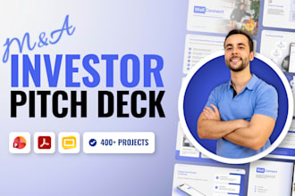 build your acquisition investor pitch deck and ma cim presentation
