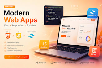 build a modern responsive web app and tools