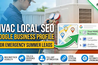 hvac local SEO google business profile optimization for emergency summer leads