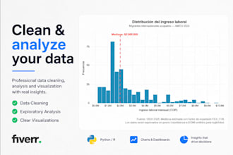 clean and analyze your data in python or r