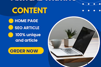 do SEO artical writing websites content or blog writing