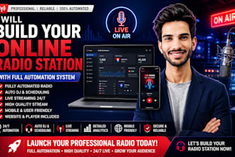 build your online radio station with full automation system