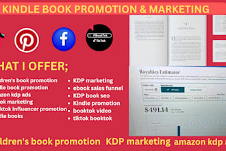 do kindle book promotion, amazon KDP marketing, booktok traffic, childrens book