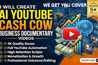 create ai cash cow business documentary videos faceless youtube automation